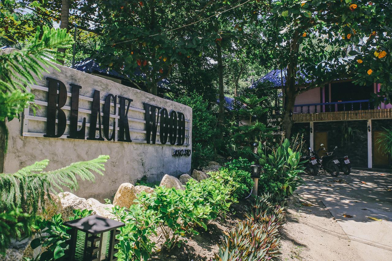 Black Wood Vandrarhem Koh Tao Exteriör bild